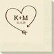 Heart Made of Arrow Napkins Image 1 of 2